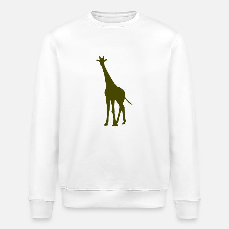 Giraffe - Stanley/Stella Unisex Bio-Sweatshirt ROLLER - Weiß