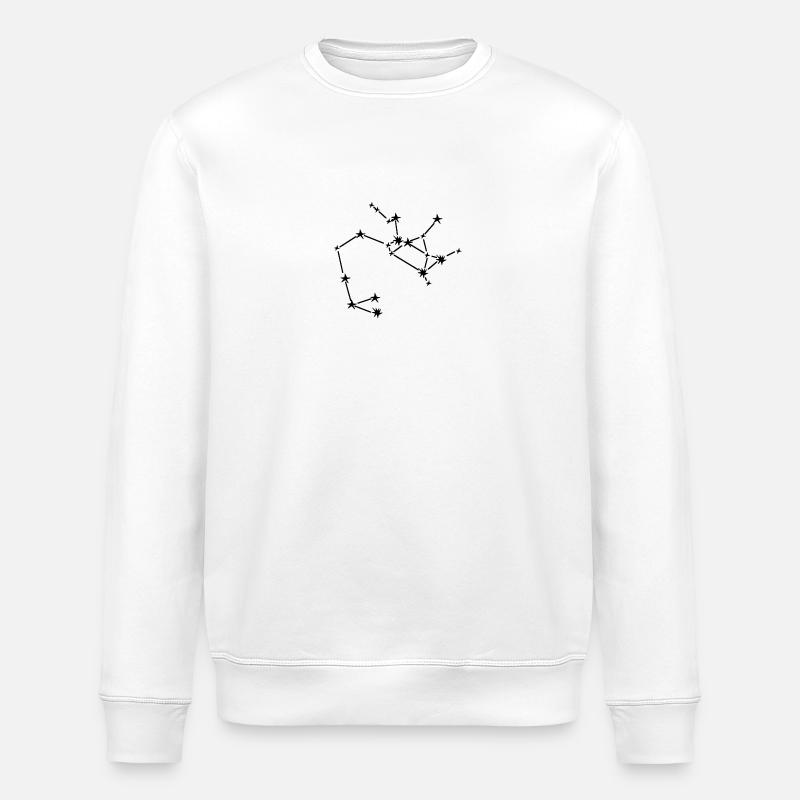 Signe du zodiaque Sagittaire - Sweat bio ROLLER Stanley/Stella Unisexe - blanc