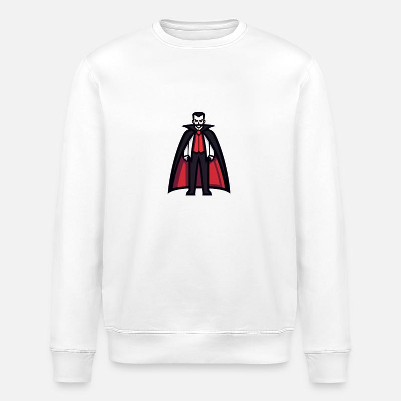 Bande dessinée vampire Halloween - Sweat bio ROLLER Stanley/Stella Unisexe - blanc