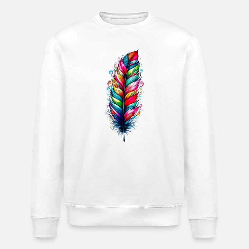 Plume - Sweat bio ROLLER Stanley/Stella Unisexe - blanc