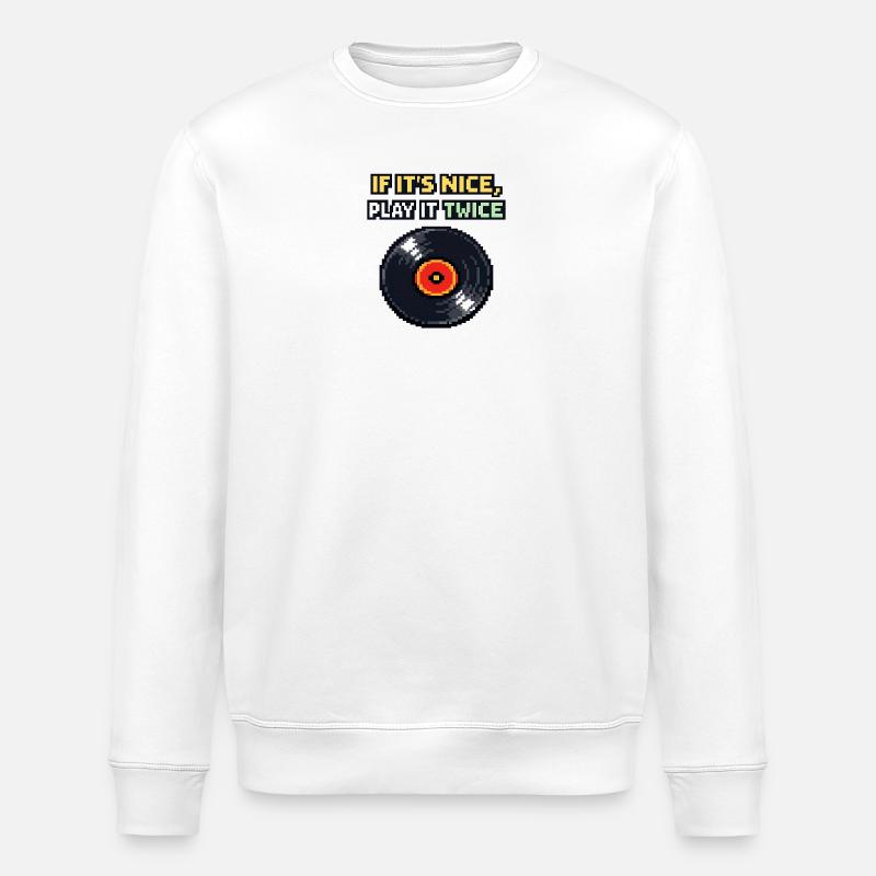 Si c’est bien, joue-le deux fois - Sweat bio ROLLER Stanley/Stella Unisexe - blanc