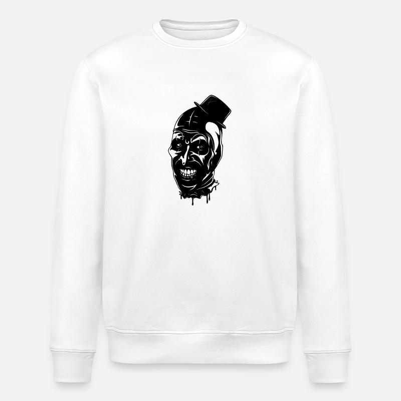 Erschrecken - Stanley/Stella Unisex Bio-Sweatshirt ROLLER - Weiß
