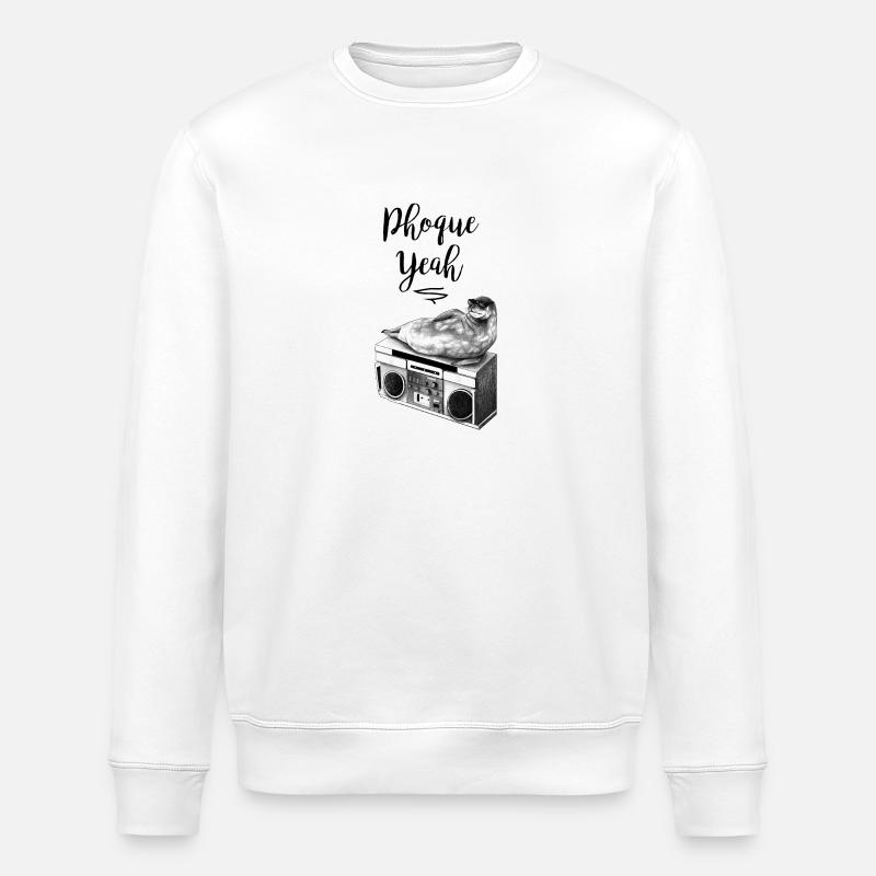 Ja Siegel - Stanley/Stella Unisex Bio-Sweatshirt ROLLER - Weiß