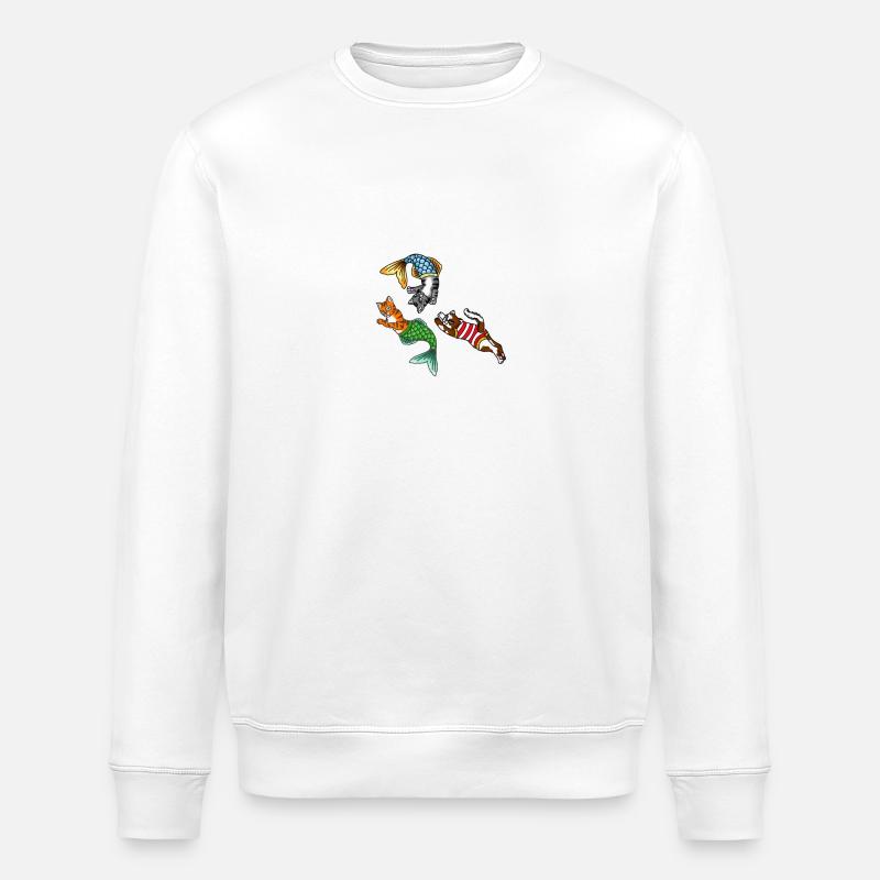 MerCat - Sweat bio ROLLER Stanley/Stella Unisexe - blanc