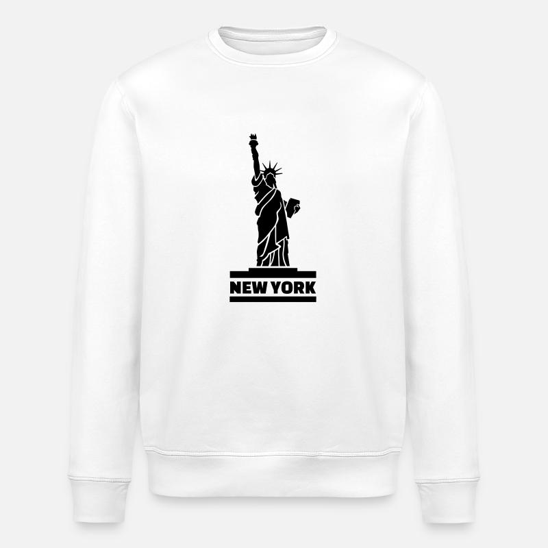 New York - Sweat bio ROLLER Stanley/Stella Unisexe - blanc