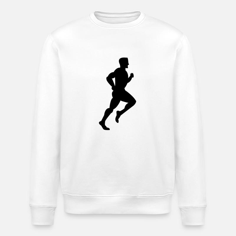 runner - Stanley/Stella ROLLER Unisex Organic Sweatshirt - white