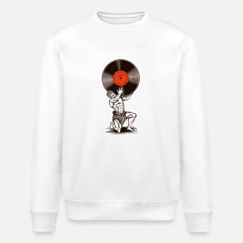 statue vinyle - Sweat bio ROLLER Stanley/Stella Unisexe - blanc