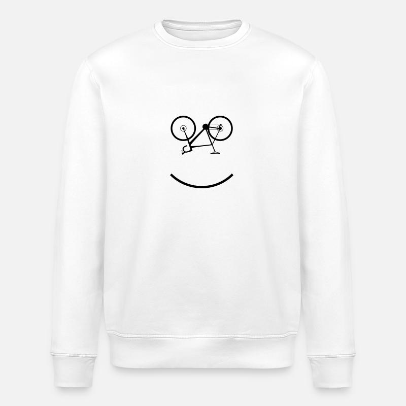 Cyclocross Bike - Stanley/Stella Unisex Bio-Sweatshirt ROLLER - Weiß