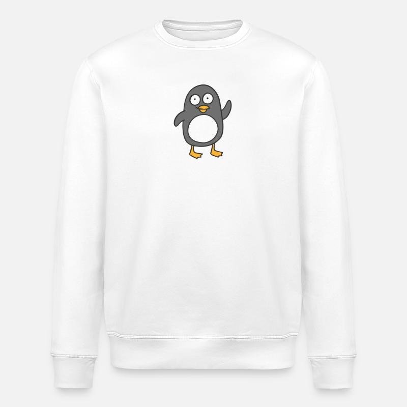 penguin - Stanley/Stella ROLLER Unisex Organic Sweatshirt - white