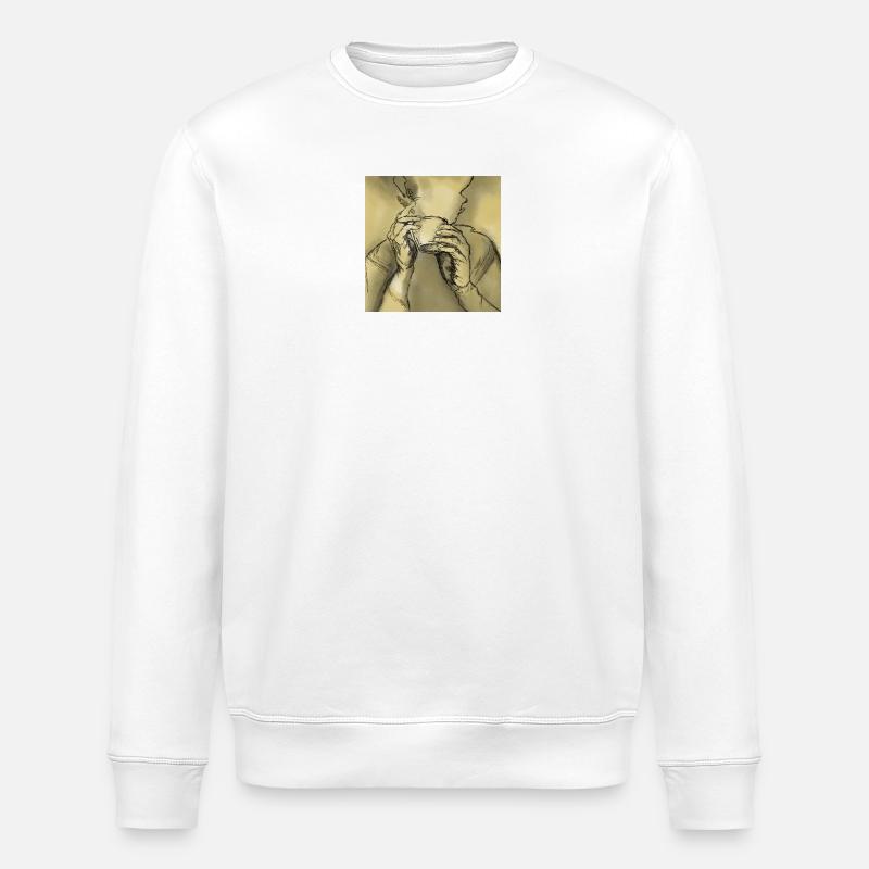 100e6d2e-bf9a-46fb-bc7b-516ae2e0bc30 - Stanley/Stella ROLLER Unisex Organic Sweatshirt - white