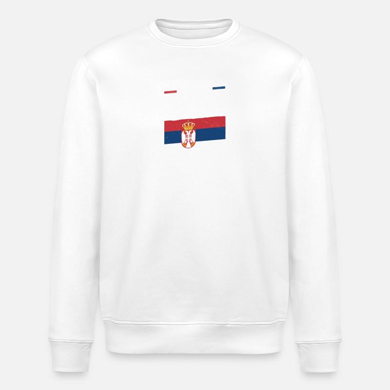 Serbe Serbe Serbie - Sweat bio ROLLER Stanley/Stella Unisexe - blanc