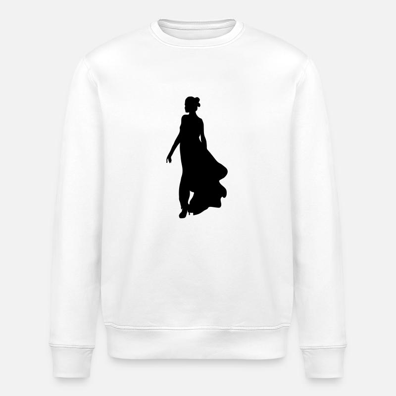 Silhouette silhouette silhouette - Sweat bio ROLLER Stanley/Stella Unisexe - blanc