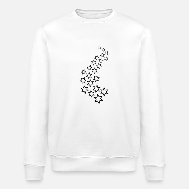 Étoiles - Noël - Sweat bio ROLLER Stanley/Stella Unisexe - blanc