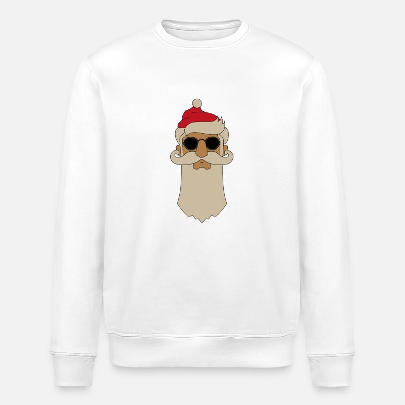 Weihnachtsmann - Stanley/Stella Unisex Bio-Sweatshirt ROLLER - Weiß