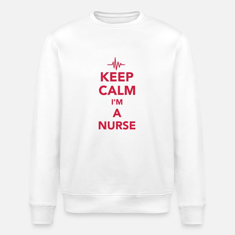 Krankenschwester - Stanley/Stella Unisex Bio-Sweatshirt ROLLER - Weiß