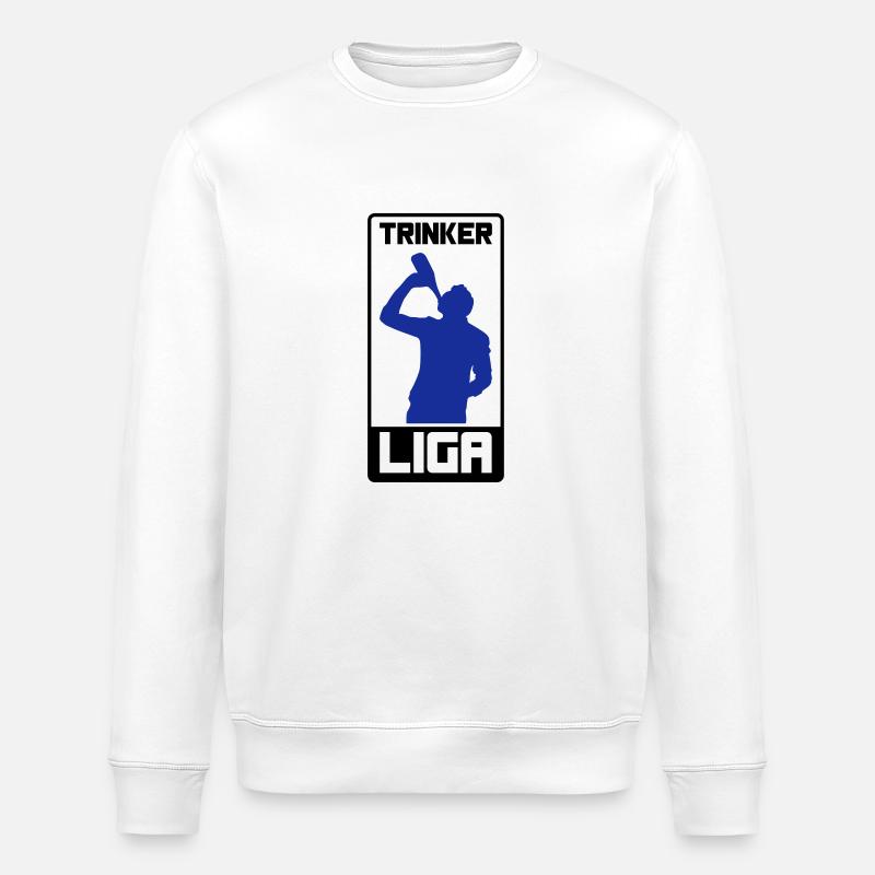 trinker liga - Stanley/Stella Unisex Bio-Sweatshirt ROLLER - Weiß