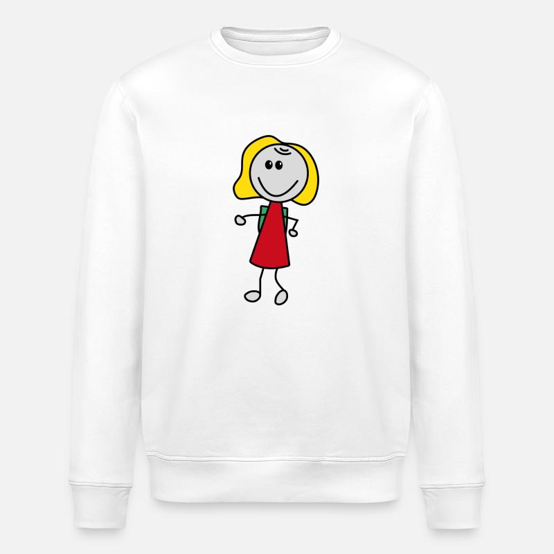 Mädchen - Stanley/Stella Unisex Bio-Sweatshirt ROLLER - Weiß