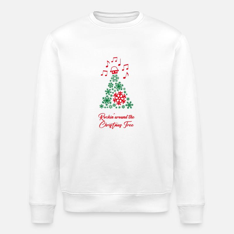 Christmas Robotic - Stanley/Stella Unisex Bio-Sweatshirt ROLLER - Weiß
