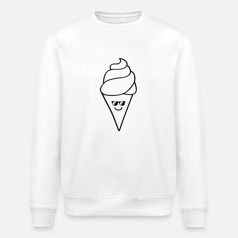 icecream - Stanley/Stella Unisex Bio-Sweatshirt ROLLER - Weiß