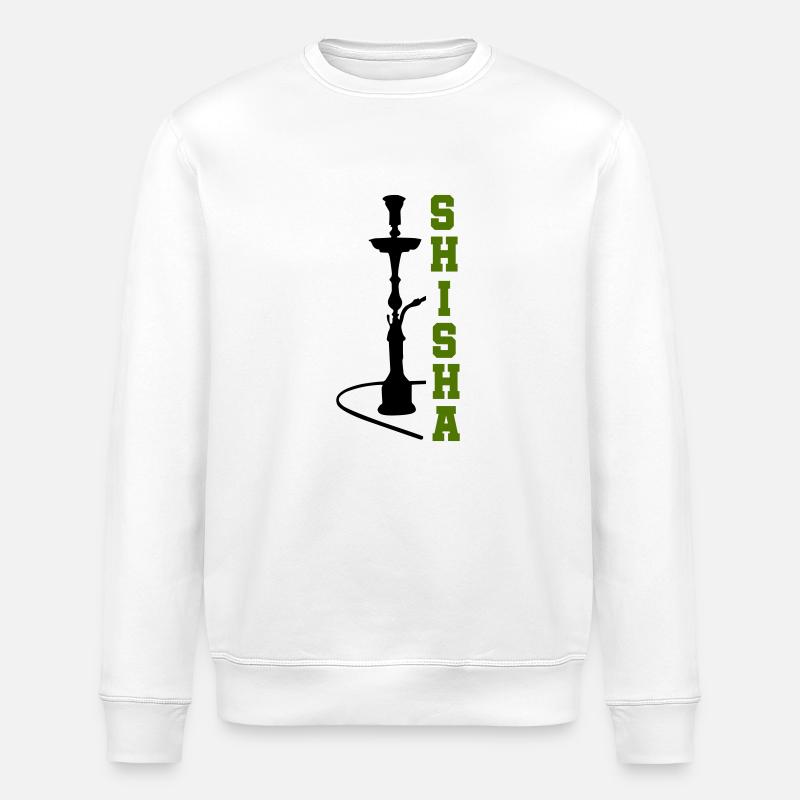 shisha - Stanley/Stella Unisex Bio-Sweatshirt ROLLER - Weiß