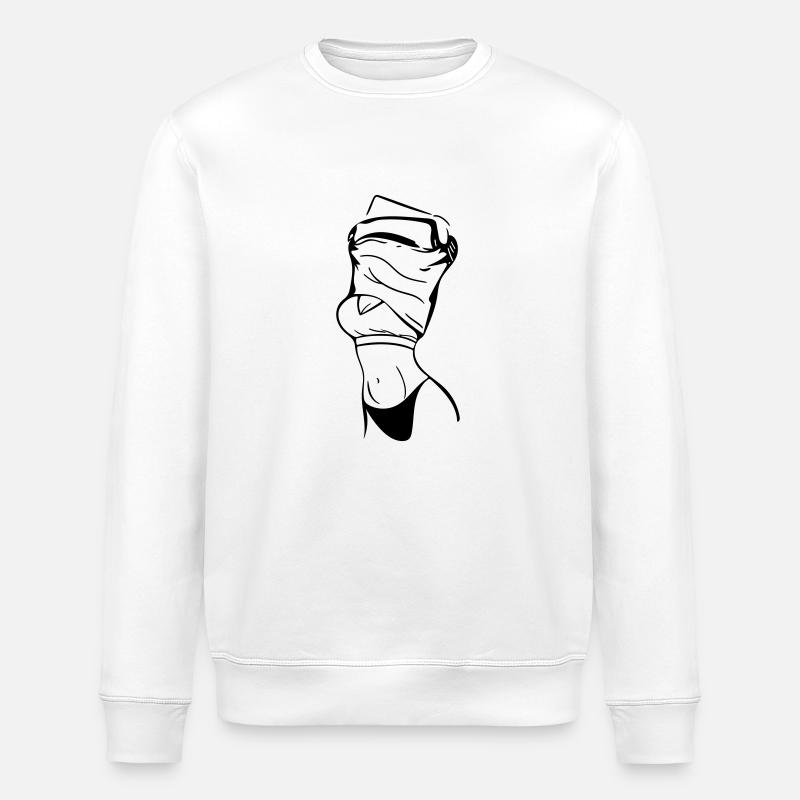 Dame - Stanley/Stella Unisex Bio-Sweatshirt ROLLER - Weiß