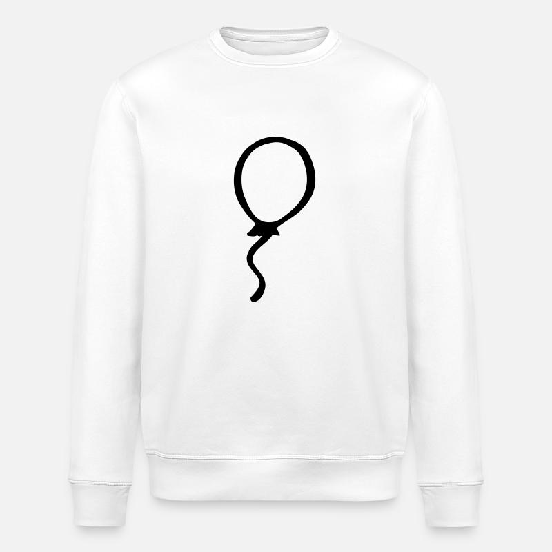 Luftballon - Stanley/Stella Unisex Bio-Sweatshirt ROLLER - Weiß