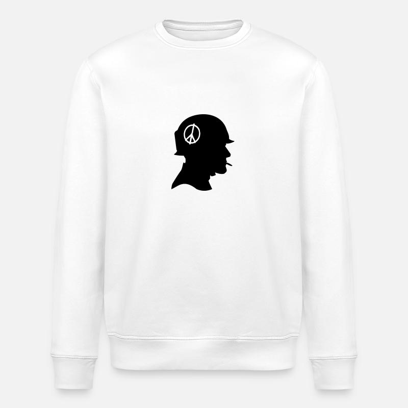 Friedenssoldaten - Stanley/Stella Unisex Bio-Sweatshirt ROLLER - Weiß