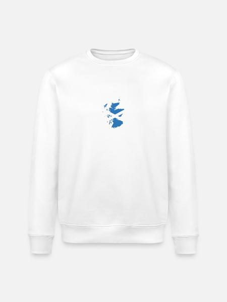Scots Scottish Scotland - Stanley/Stella ROLLER Unisex Organic Sweatshirt - white