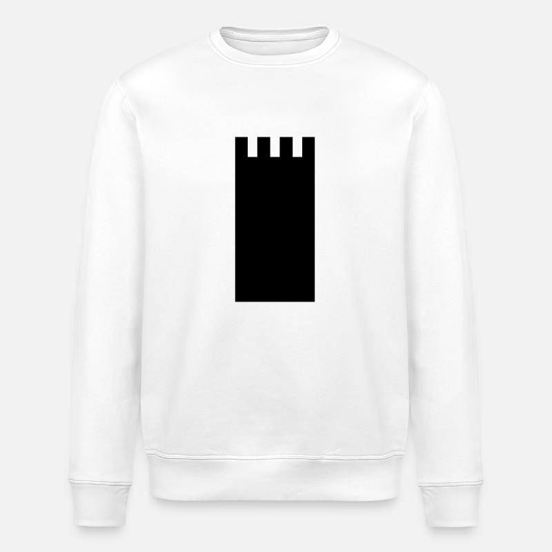tower - Stanley/Stella ROLLER Unisex Organic Sweatshirt - white