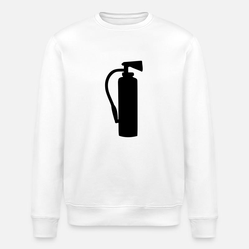 Extincteur d'incendie - Sweat bio ROLLER Stanley/Stella Unisexe - blanc