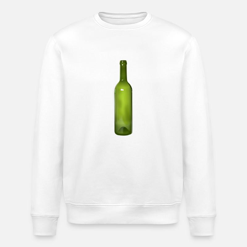 Weinflasche - Stanley/Stella Unisex Bio-Sweatshirt ROLLER - Weiß