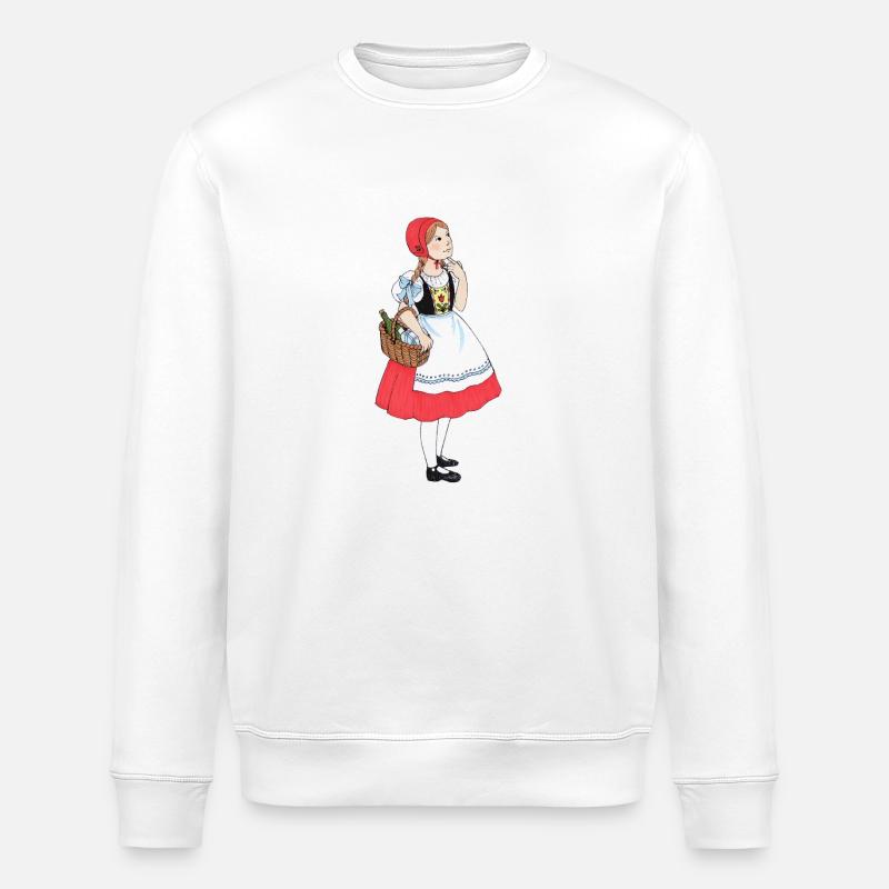 Rotkäppchen - Stanley/Stella Unisex Bio-Sweatshirt ROLLER - Weiß