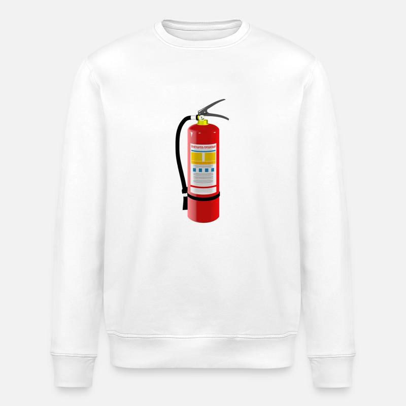 Feuerlöscher - Stanley/Stella Unisex Bio-Sweatshirt ROLLER - Weiß