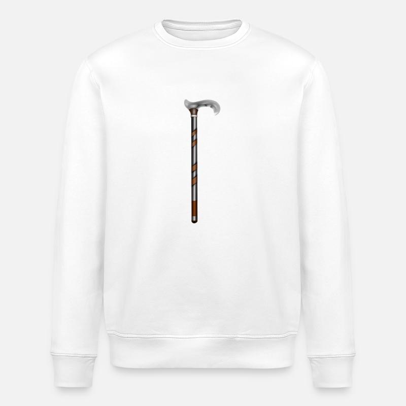 bâton de marche - Sweat bio ROLLER Stanley/Stella Unisexe - blanc