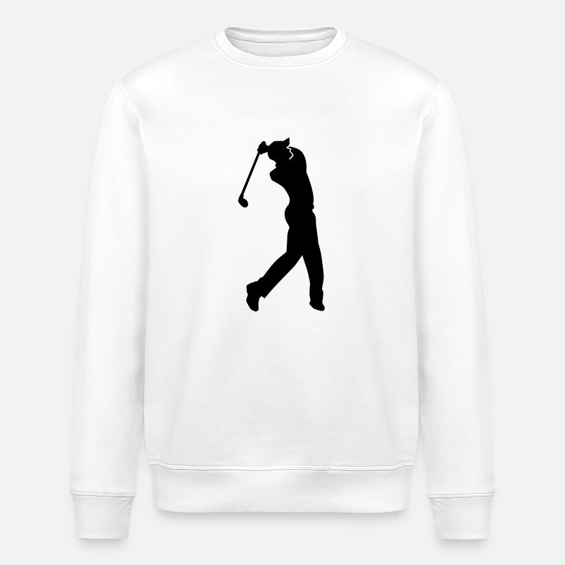Golf - Stanley/Stella ROLLER Unisex Organic Sweatshirt - white