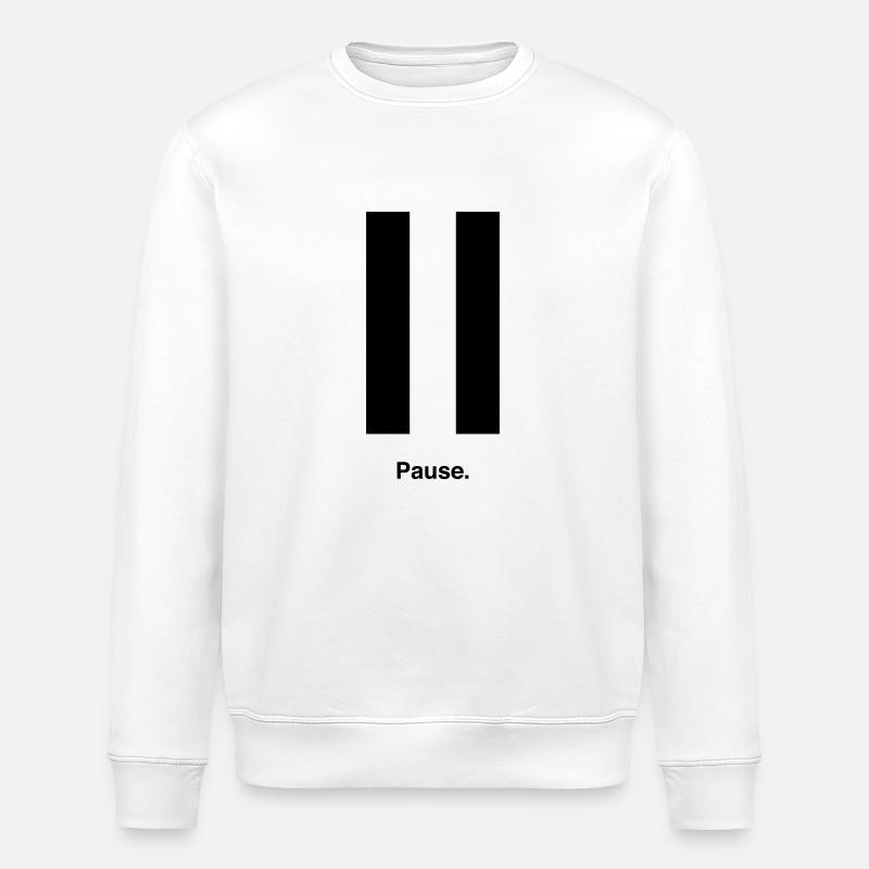 Pause - Stanley/Stella Unisex Bio-Sweatshirt ROLLER - Weiß