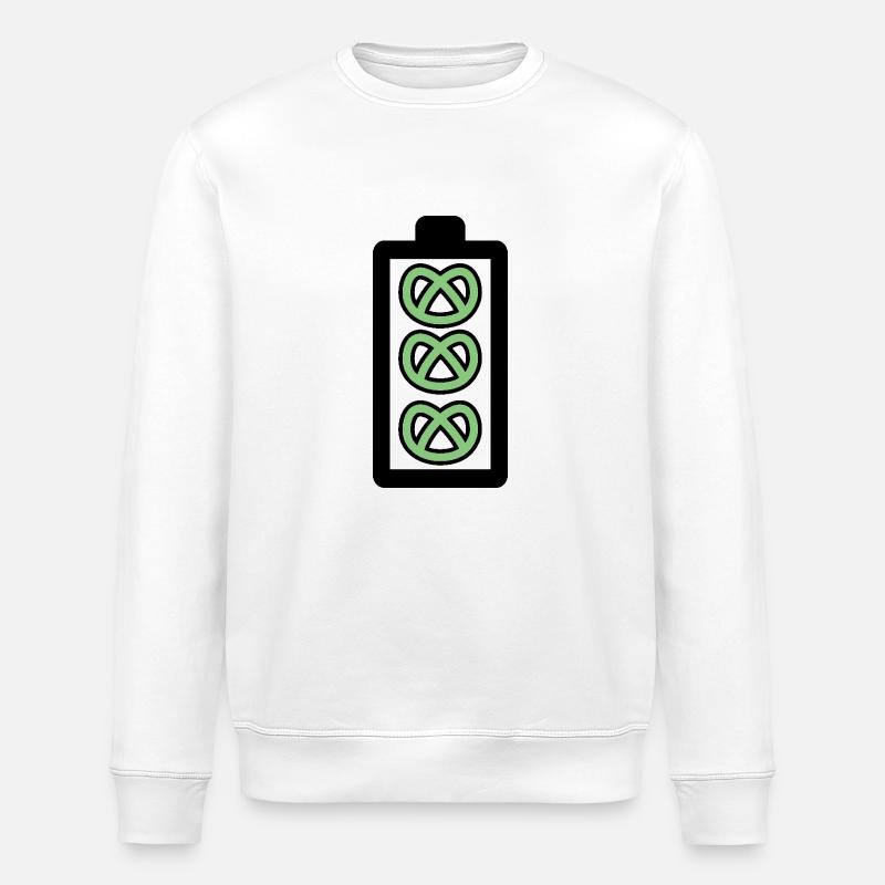 Bretzel Energie - Sweat bio ROLLER Stanley/Stella Unisexe - blanc