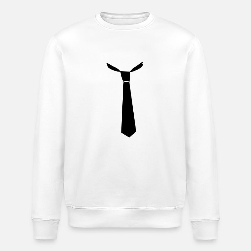tie - Stanley/Stella ROLLER Unisex Organic Sweatshirt - white