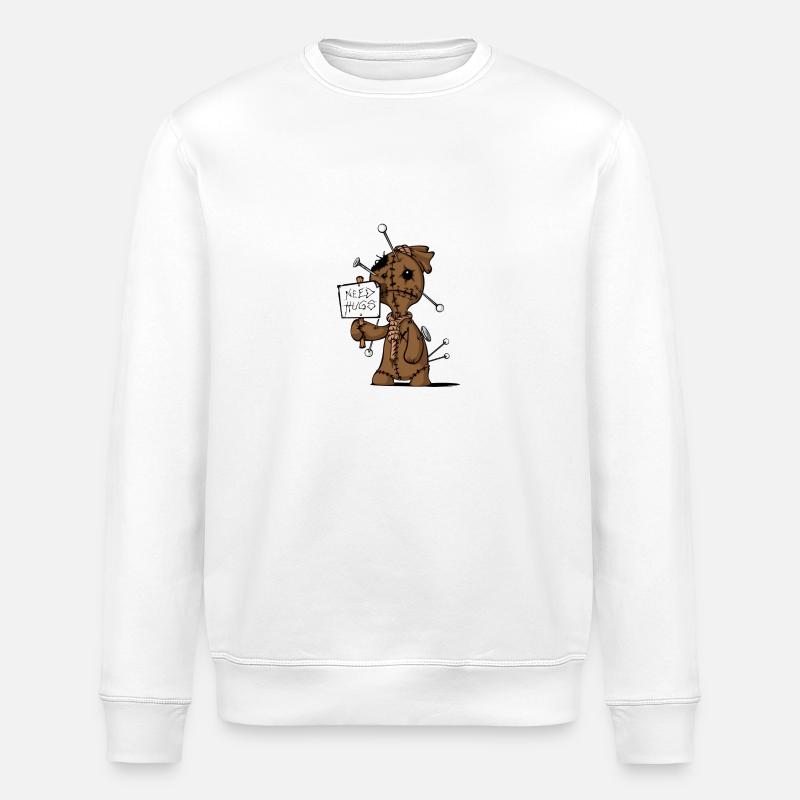 NeedHugs - Sweat bio ROLLER Stanley/Stella Unisexe - blanc