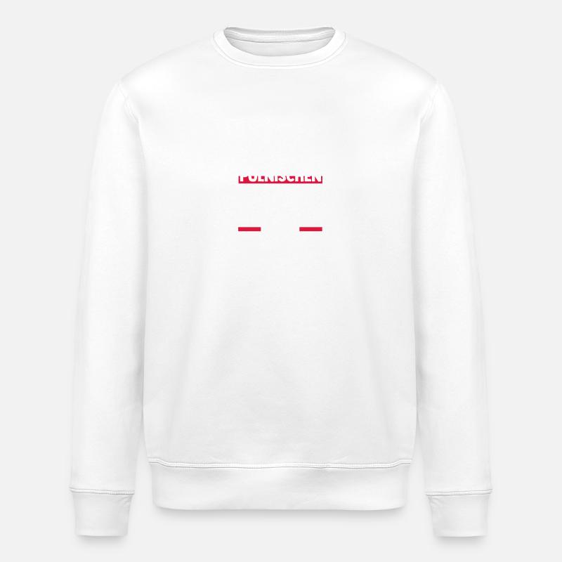 Pole Papa Vater Polen - Stanley/Stella Unisex Bio-Sweatshirt ROLLER - Weiß