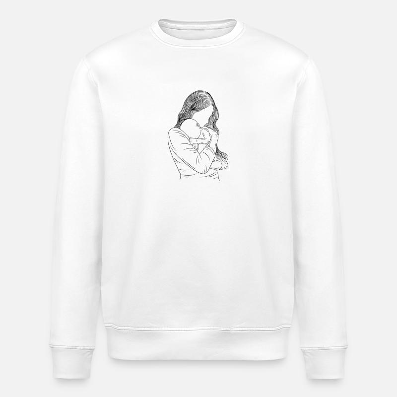 Mère Bébé - Sweat bio ROLLER Stanley/Stella Unisexe - blanc