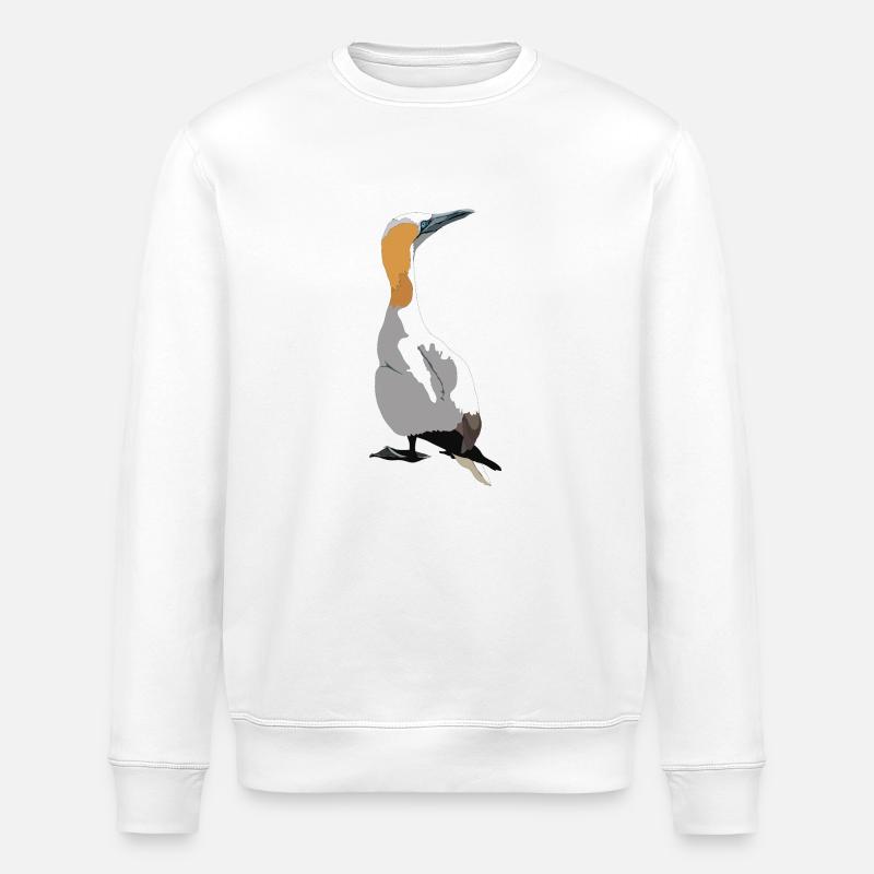 Basstölpel - Stanley/Stella Unisex Bio-Sweatshirt ROLLER - Weiß