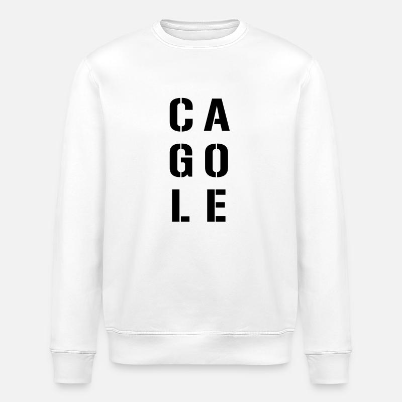 CAGOLE - Sweat bio ROLLER Stanley/Stella Unisexe - blanc