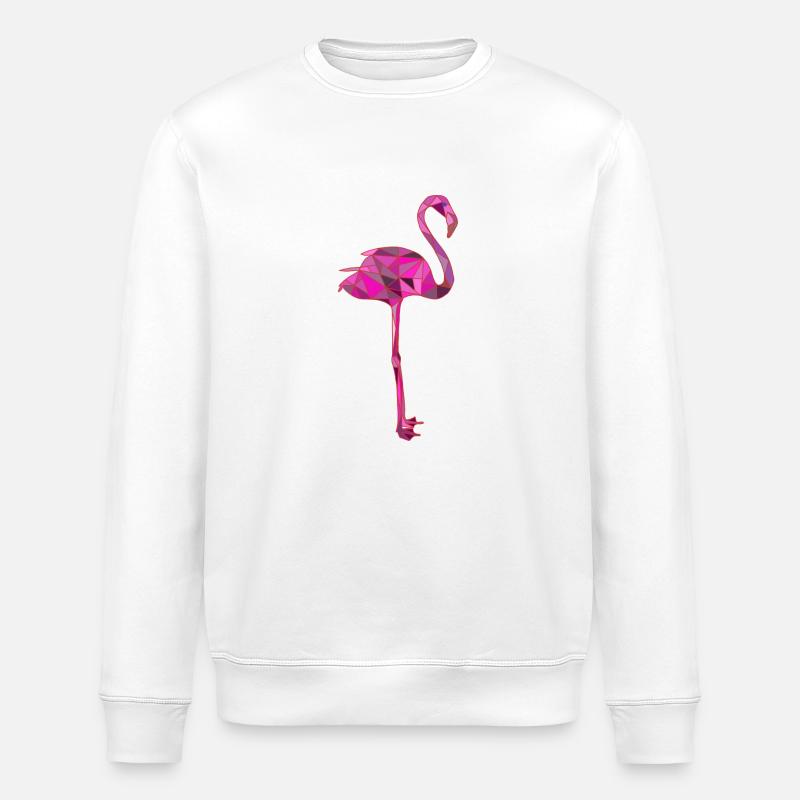 Flamant - Sweat bio ROLLER Stanley/Stella Unisexe - blanc