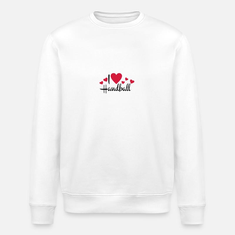 handball - Sweat bio ROLLER Stanley/Stella Unisexe - blanc