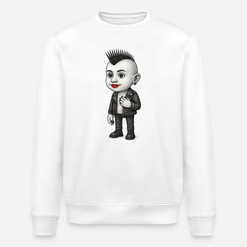 Punk Child - Stanley/Stella Unisex Bio-Sweatshirt ROLLER - Weiß