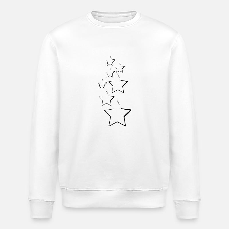 étoiles - Sweat bio ROLLER Stanley/Stella Unisexe - blanc