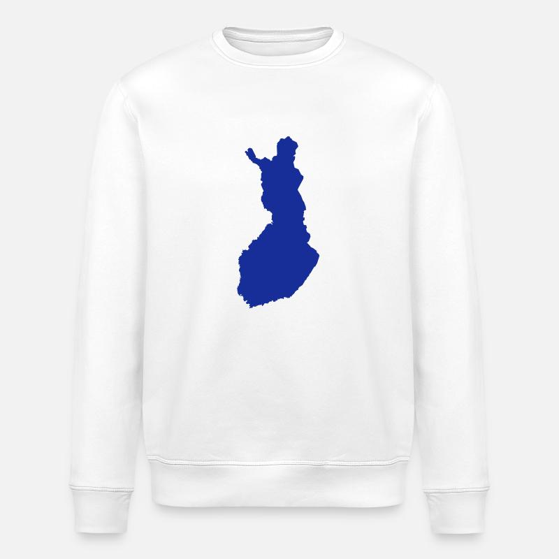 Finnland - Stanley/Stella Unisex Bio-Sweatshirt ROLLER - Weiß