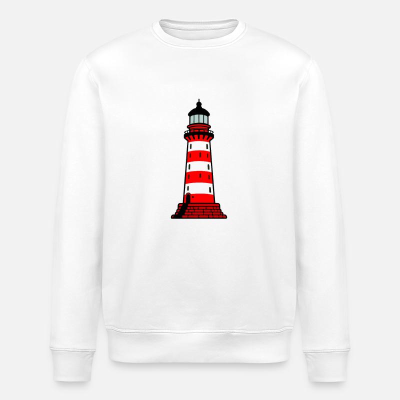 Leuchtturm - Stanley/Stella Unisex Bio-Sweatshirt ROLLER - Weiß