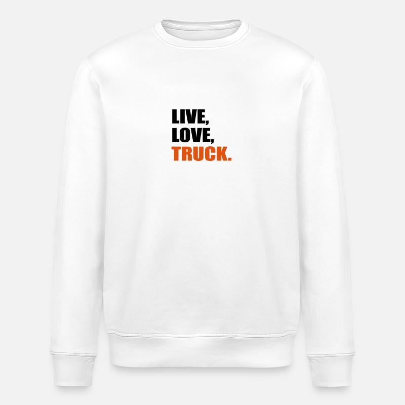 camion - Sweat bio ROLLER Stanley/Stella Unisexe - blanc